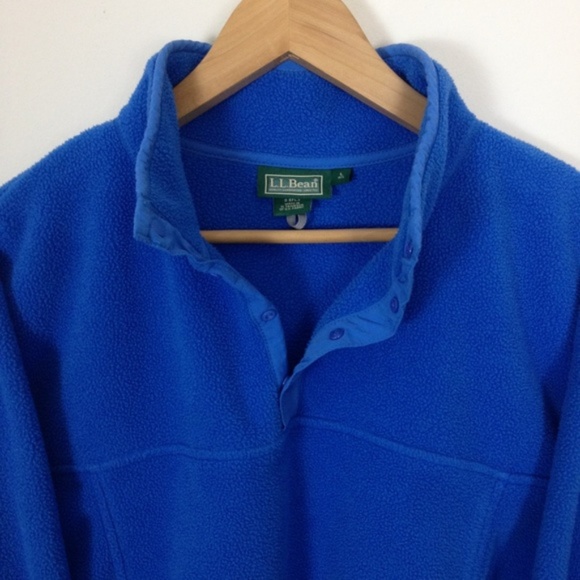 L.L. Bean Other - L.L. Bean Pullover Men Blue Large Fleece